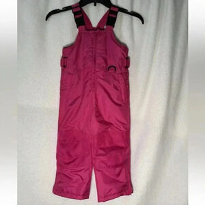 Extreme outfitters- Pink Kids girls 2T snow bib snow suit Overalls